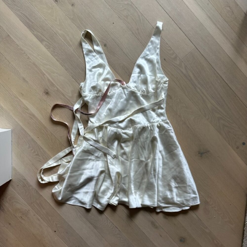 house of cb satin dress